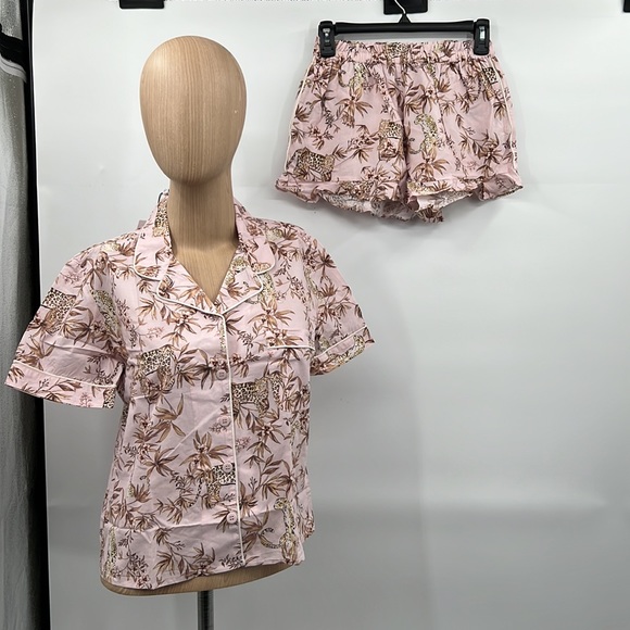 🆕Generation Love Juliet’s Moving Leopard Animal Print Pajama Set 100% Cotton - Picture 3 of 15